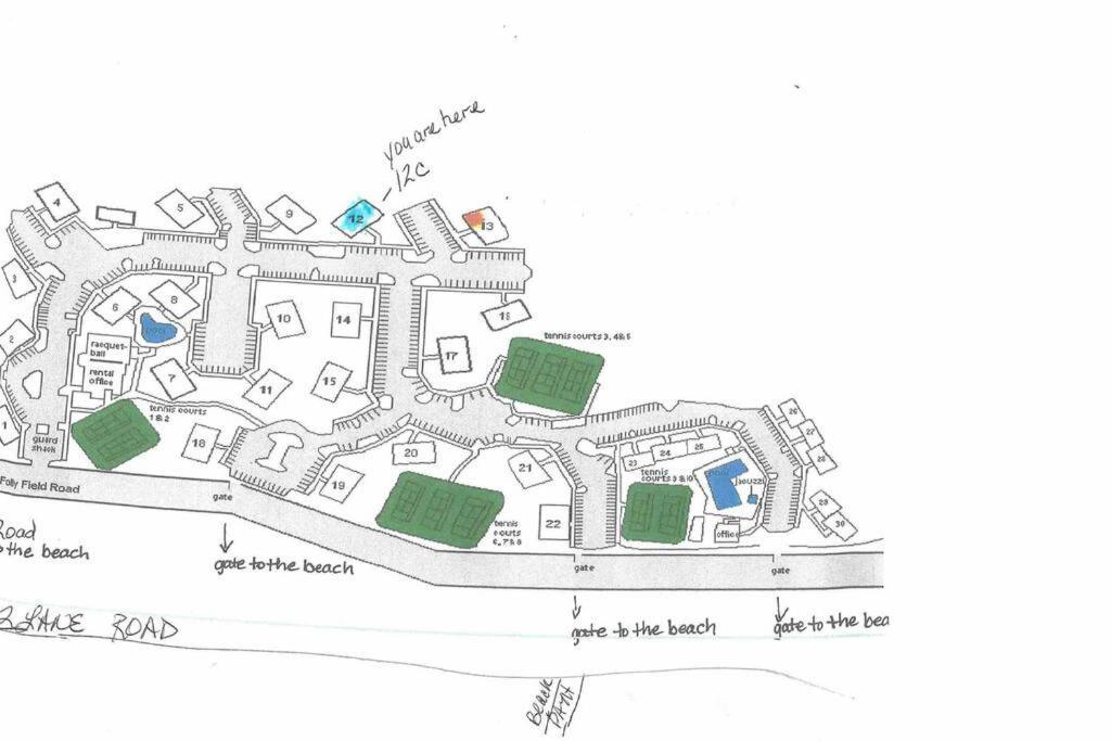 Cute 2 Bedroom, 2 Bath Condo At Folly Field Beach Pulau Hilton Head Luaran gambar